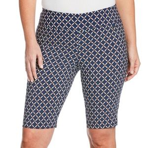 NWT Rafaella Mediterranean blue Bermuda shorts